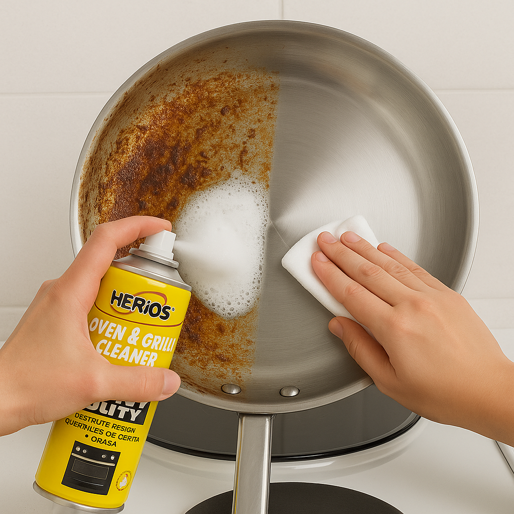 🚀 Oven Cleaner limpia la grasa en minutos y da brillo al instante