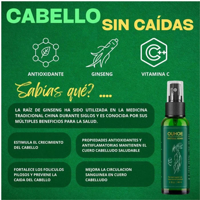 OUHOE POTENCIADOR DE CRECIMIENTO DE CABELLO ⭐⭐⭐⭐⭐