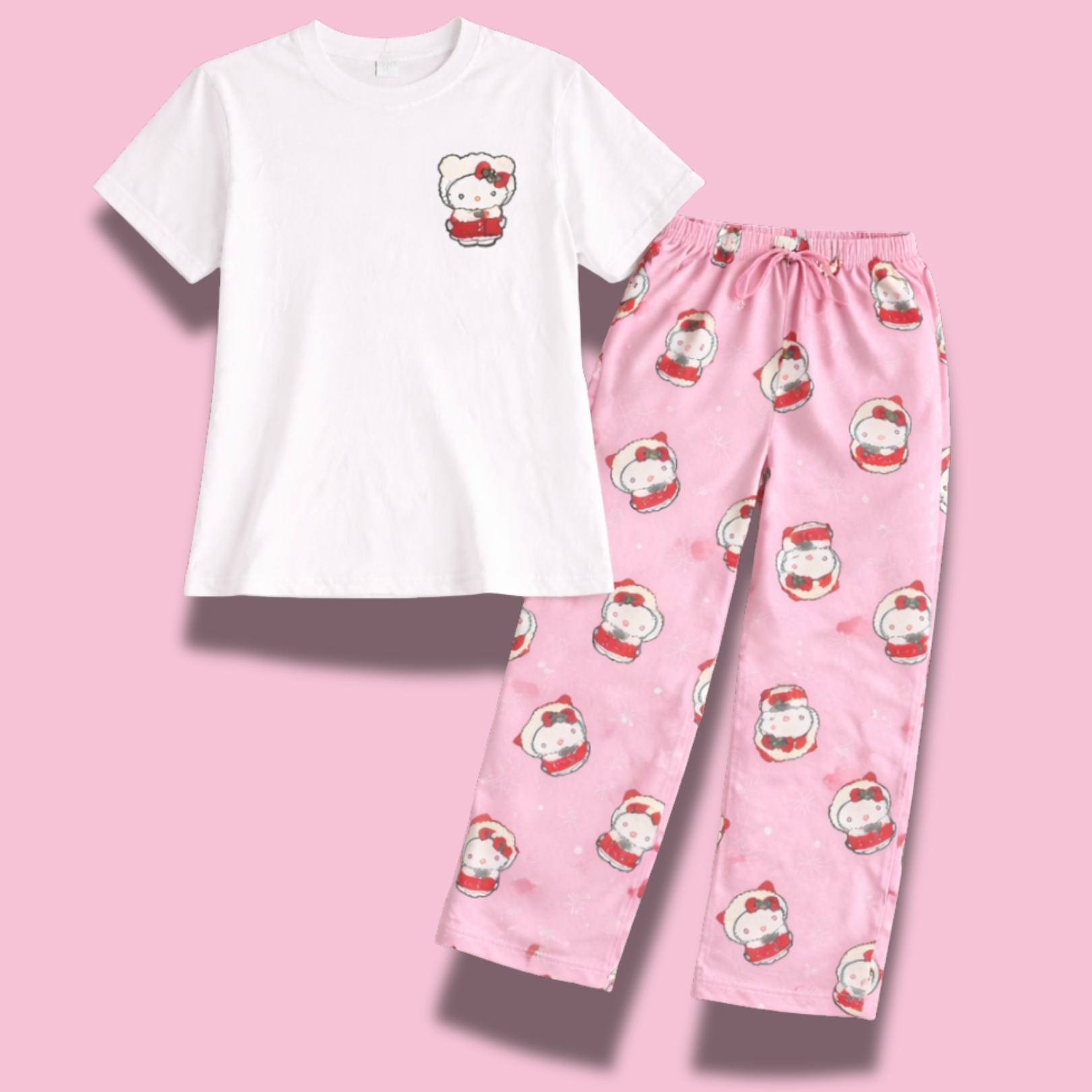 Dúo Pijamas Hombre Araña & Hello Kitty 🕷️❤️